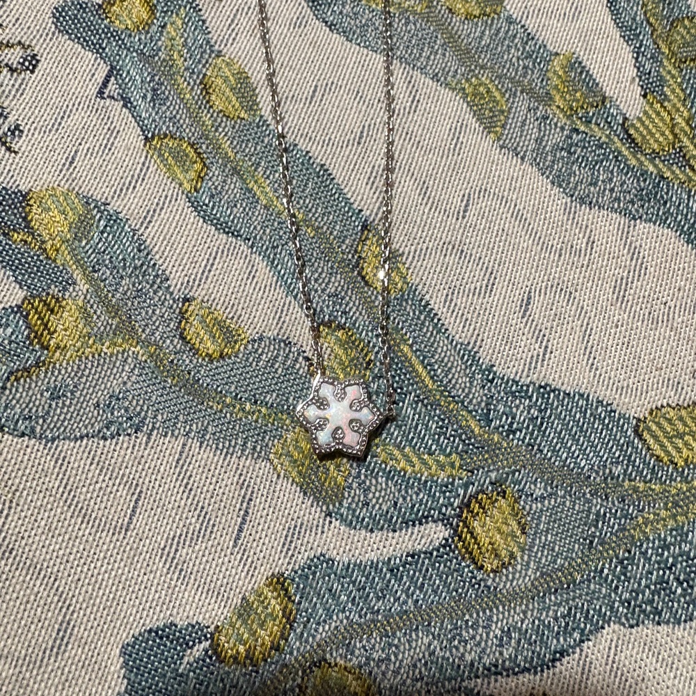 Kendra Scott Silver Star Necklace